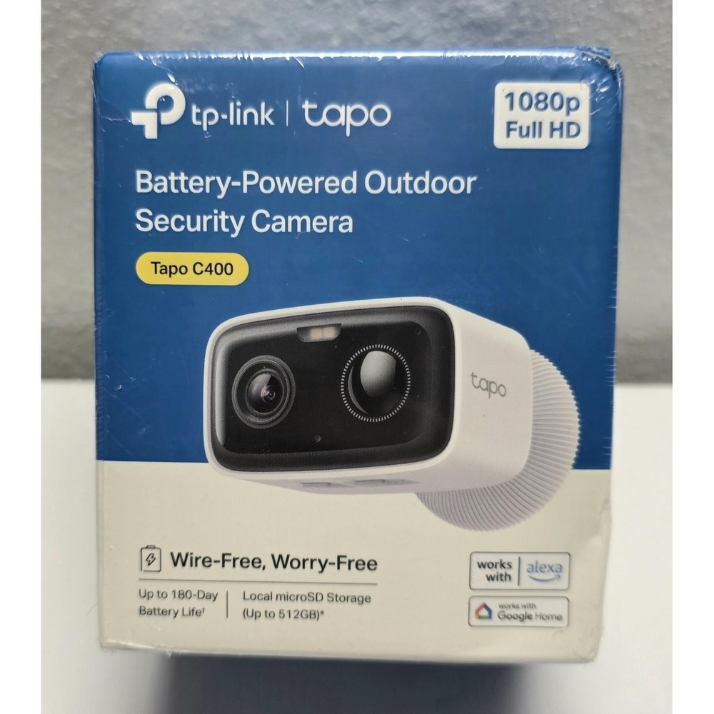 Tapo C400 Wireless Outdoor Security Camera 1080P Night Vision, Alexa, SD